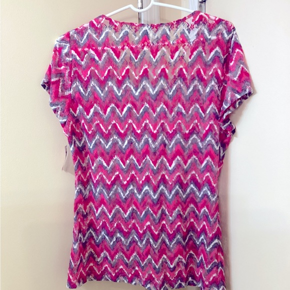 No Boundaries Sheer Lace Tee T-Shirt Size XXL (19) BRAND NEW - Picture 6 of 6